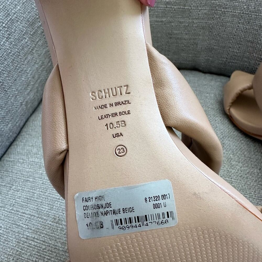 Schutz Fairy Square Toe Wrapped Heel NEW - Picture 6 of 7